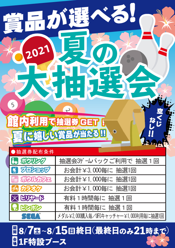 夏の大抽選会2021